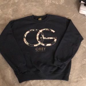 Obey crew neck sweater